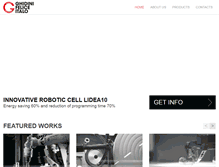 Tablet Screenshot of ghidinifeliceitalo.com